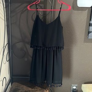 Black Pom Pom dress
